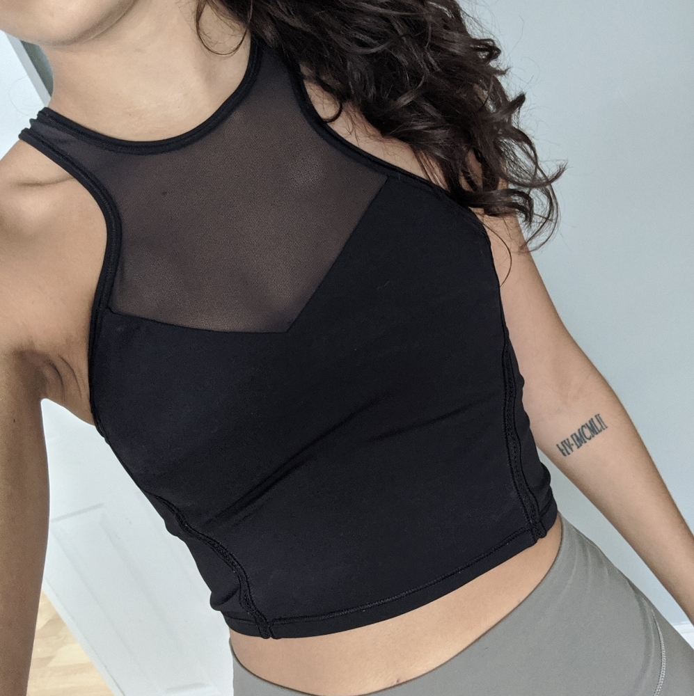 Lululemon longline mesh bra
